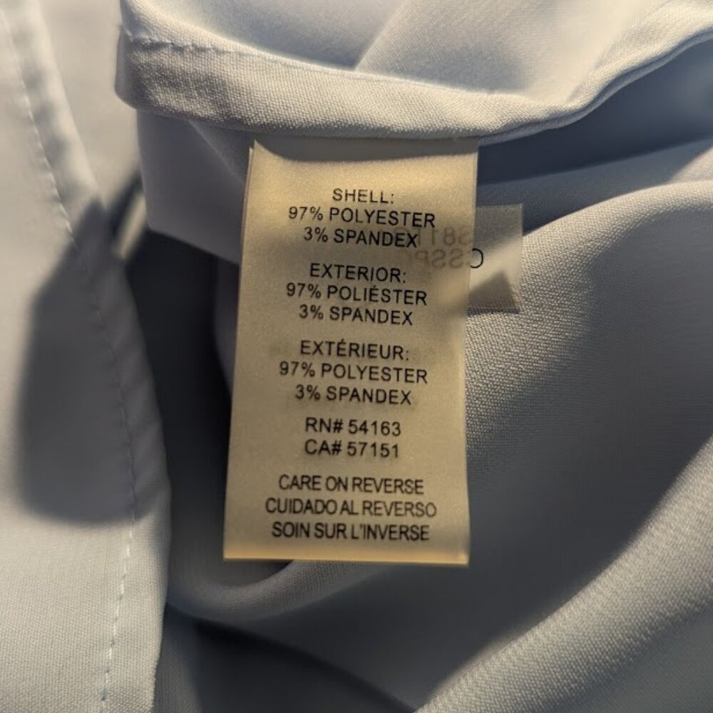 Calvin Klein Women's * Long Sleeve V-Neck Blouse * Size Small - Picture 6 of 7